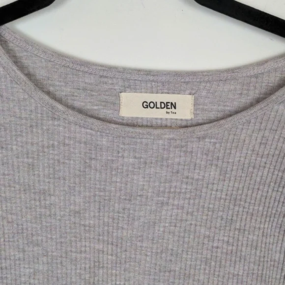 Aritzia Golden by TNA ribbed long sleeve - Picture 3 of 4